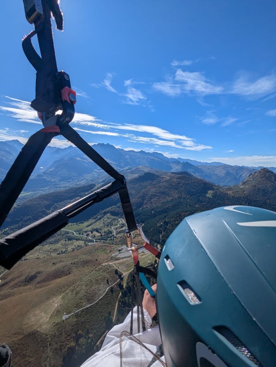 Atterrissage vallée de Gavarnie